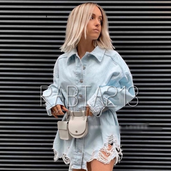 LAST 1!🔥ZARA LEATHER BELT WITH COIN POCKETS - Picture 6 of 16